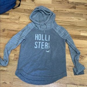 Grey Hollister Long Sweatshirt